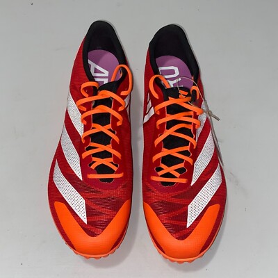 NWT Adidas Adizero XCS Spikes Red VIVRED Track Running Men s Size 14 GY8420