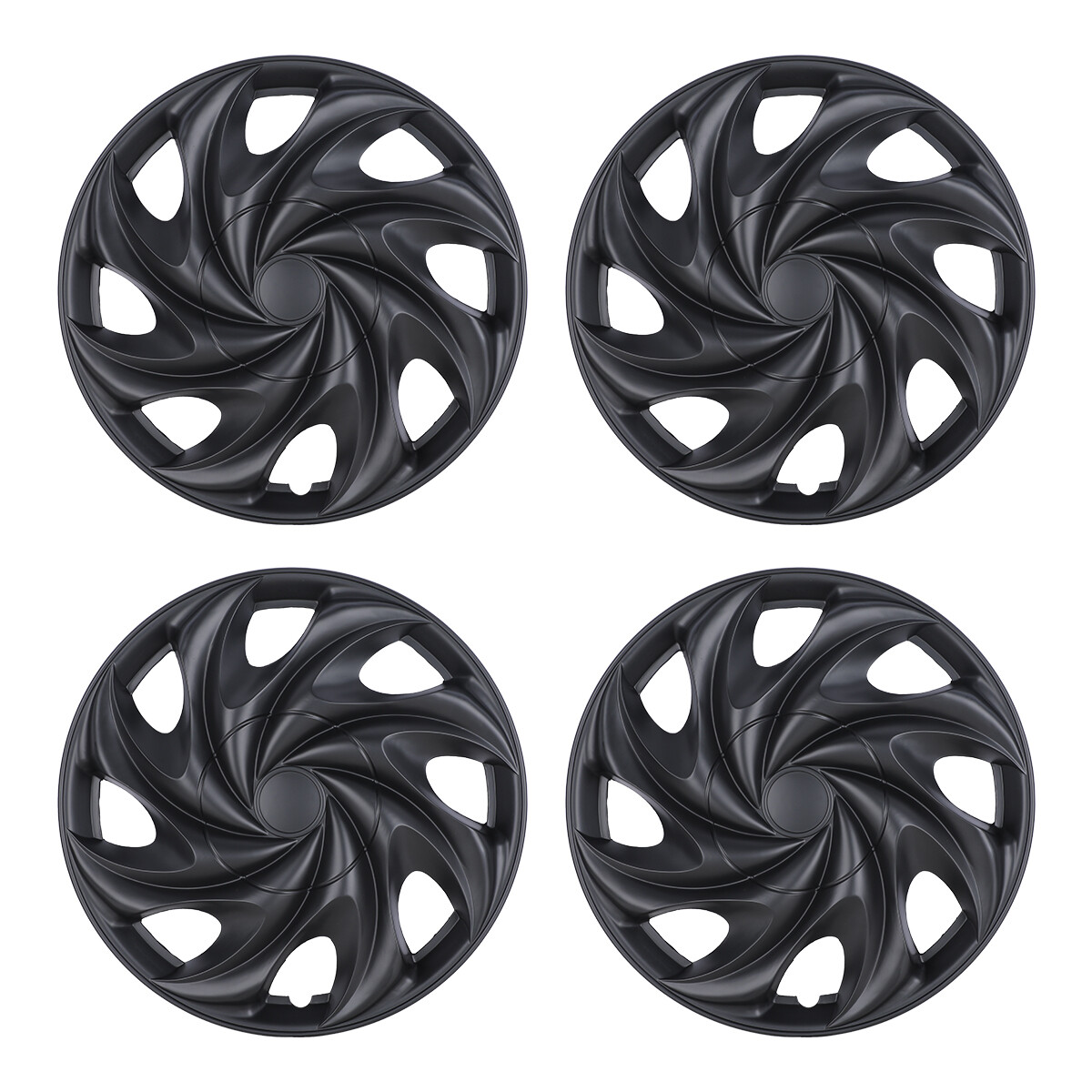 4PCS Black Matte 14