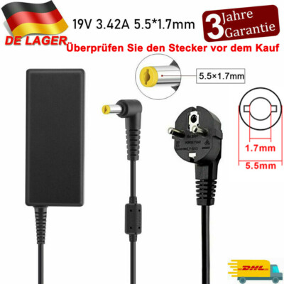 65W Netzteil Ladegerät für Acer Aspire One A110 AOA110 D150 D250 KAV10 KAV60 ZG5