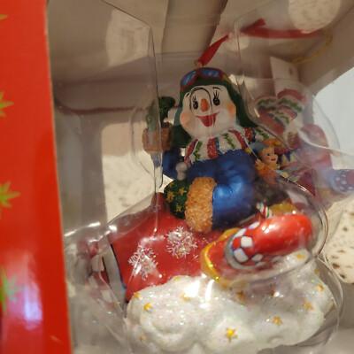 NEW Christopher Radko Marshall Field's Exclusive 2002 Flying Frosty 2nd in Serie