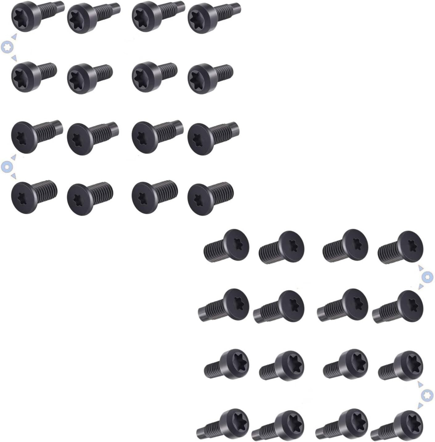 32pcs Ring Doorbell Screws Replacement Security Screws Compatible Video Doorbell