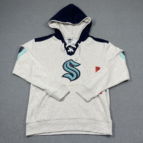 Sweat à Capuche Homme Seattle Kraken Fanatics - Noir Taille S - NHL Hockey