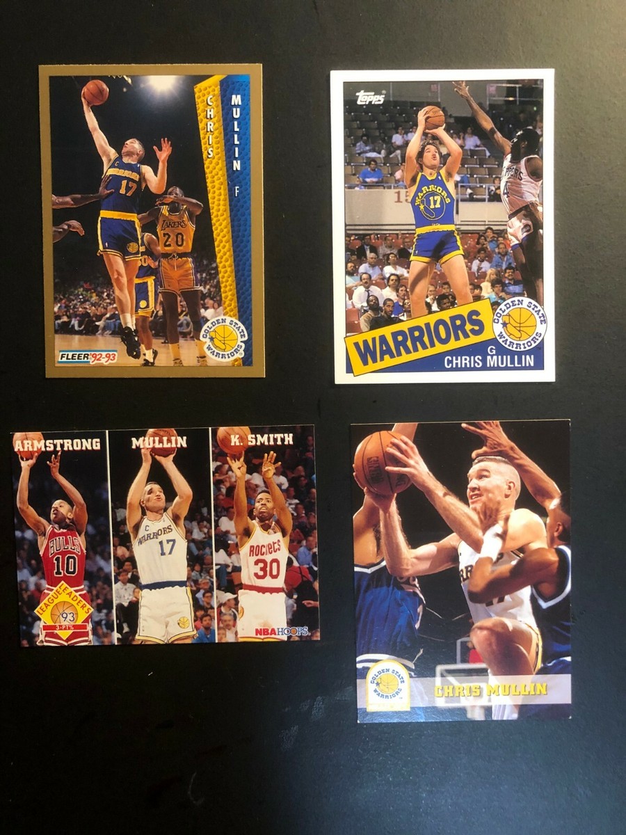 1990s CHRIS MULLIN Topps,Fleer,Upper Deck & more(4) Basketball Card Made in  USA