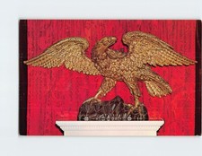 Postcard  American Carved Pine and Gilded Eagle Bennington Museum Vermont USA
