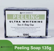 Skin Generics PEELING Ultra Whitening Face & Body Soap (135g)
