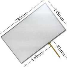 1 Pc. New 10.2" 4-Wire Resistive Touch Screen Glass 235 145mm