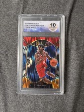 2020 Panini Select Concourse Flash Prizm #81 Tyrese Maxey Rookie RC DGA 10