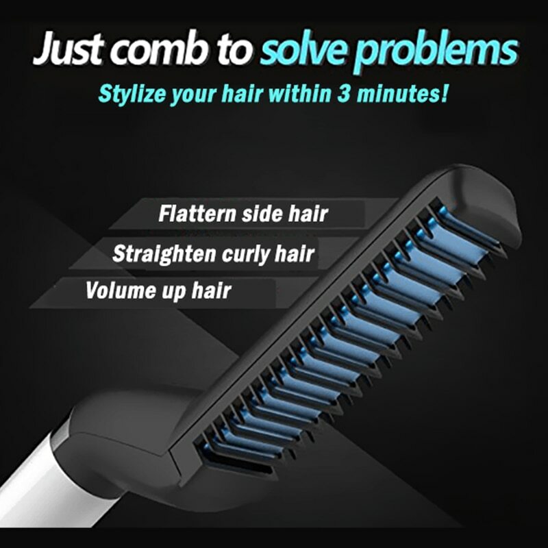 M Styler Men S All In One Hair Styler Styling Iron Comb Straightener For Sale Online Ebay