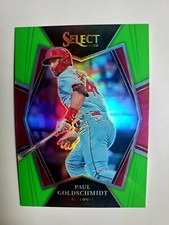 2022 PANINI SELECT PAUL GOLDSCHMIDT PREMIER LEVEL GREEN 44/99 CARDINALS #171