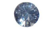 Pietra decorativa ACQUAMARINA ZIRCONIA tonda 2 mm per gioielli 10 pz.