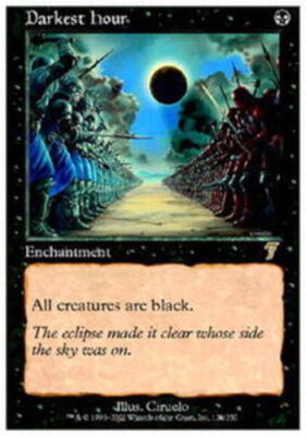 Darkest Hour 英語　初版foil NM 1x Darkest Hour - Foil NM-Mint, English 7th Edition MTG Magic | eBay