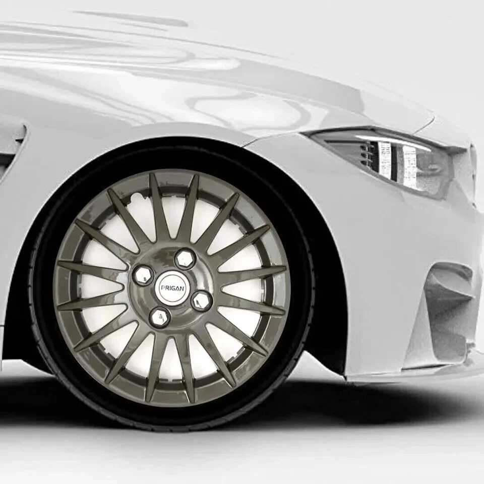 Grey 12 Inch Wheel Cover Wheel Cap Universal Model Set of 4 Pcs - Image 3 of 4