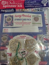 Papercaft Inspirations Magazine Feb 2020 Includes Deluxe Wooden Spinner Kit New