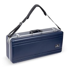 Crossrock Alto Saxophone Rectangular Case-Strong ABS Molded with Single strap