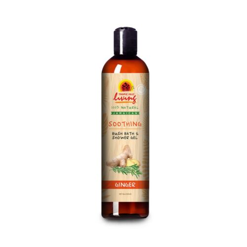Jamaican Tropic Isle Living Ginger Soothing Bush Bath and Shower Gel - 8oz