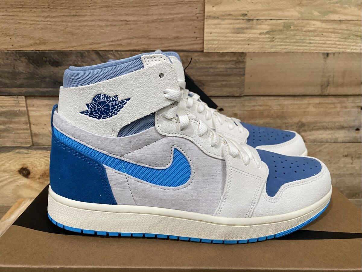 Nike Air Jordan 1 High Zoom Air CMFT 2 Dark Powder Blue Mens Nike Air Jordan 1 High Zoom Air CMFT 2 Dark Powder Blue Mens