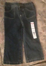 Wonder Kids Girls Denim Jeans With Lowcut Pockets Nwt Size 2t