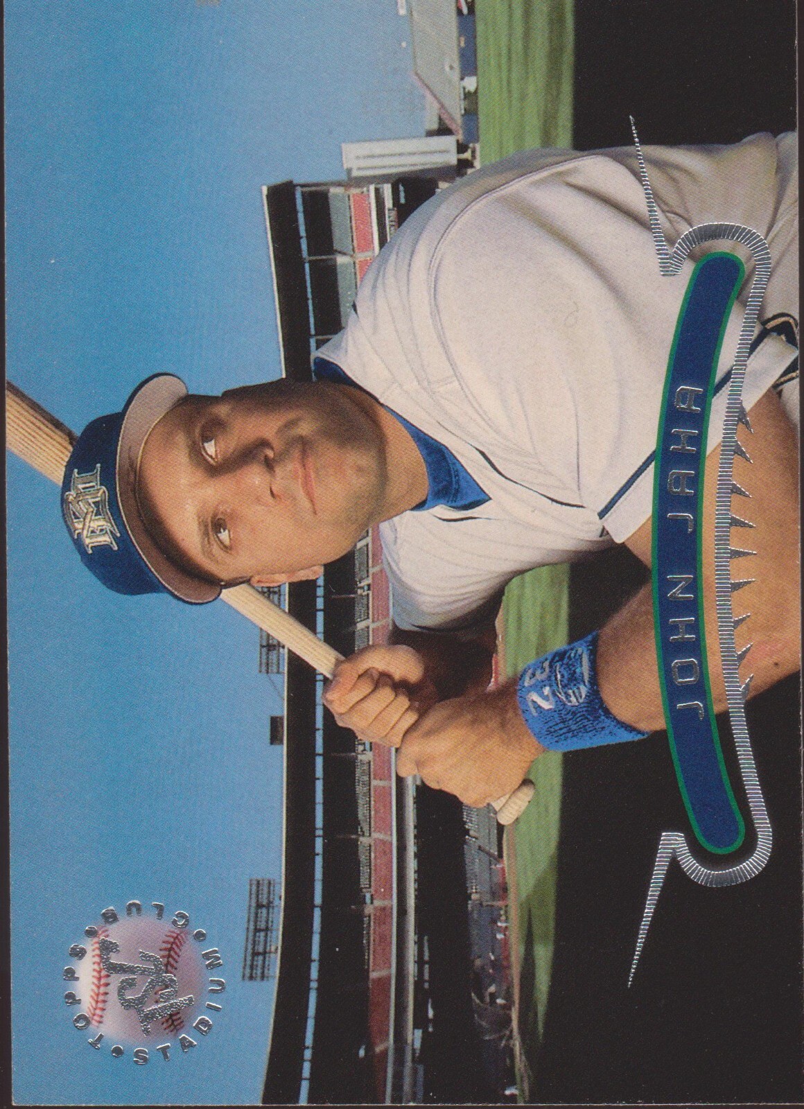 1996 Topps Stadium Club #102 John Jaha Milwaukee Brewers Baseball Card