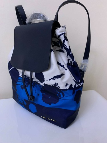 BNWT TED BAKER DESIGNER AMARILY BLUEBELL DRAWSTRING BACKPACK 100% GENUINE... - Picture 4 of 10