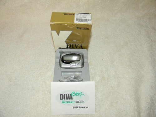 Lot Of 3 TeleTouch Diva Pagers/Beepers In Original Boxes ~ Untested - Zdjęcie 7 z 8