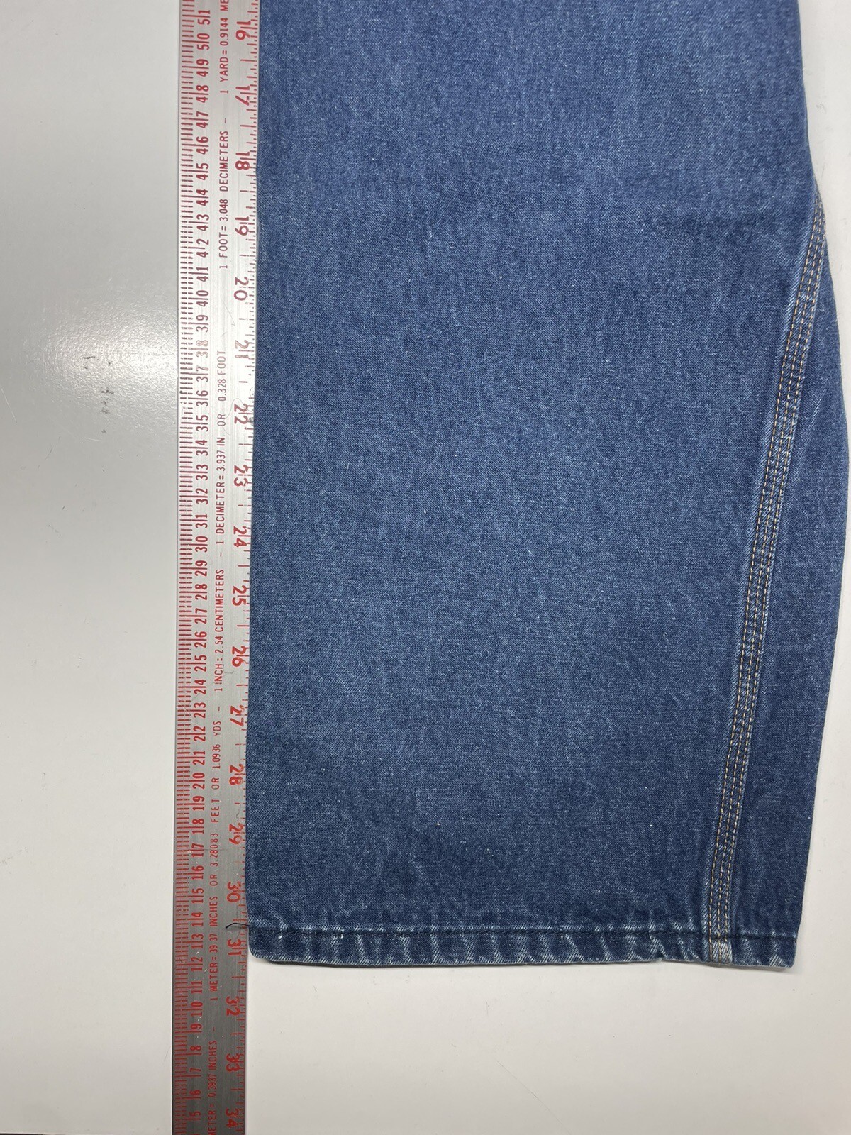 Wrangler Work Wear Made In USA Blue Denim Jean Bib Overalls Mens 36 X