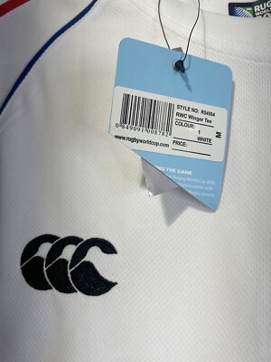 RUGBY 2015 WORLD CUP SHIRT JERSEY CANTERBURY SIZE M Medium New