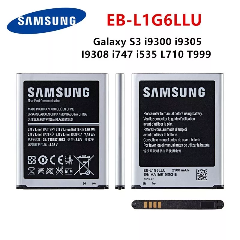 Rouse excitation Banishment Battery for Samsung Galaxy S3 GT-i9300/GT-i9305/i9301 EB-L1G6LLU 2100 | eBay Rouse excitation Banishment Battery for Samsung Galaxy S3 GT-i9300/GT-i9305/i9301 EB-L1G6LLU 2100 | eBay