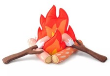 5 PCS Pretend Camping Campfire Toys, Plush Felt Playset Kids Firepit S'mores NEW