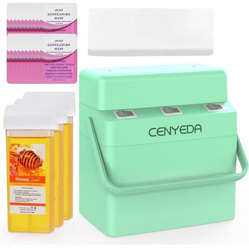 Roll On Wax Warmer Kit Triple Cartridge Heater Rolling Epilator WAX NOT INCLUDED - Picture 2 of 4