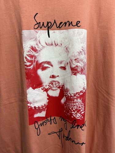 Supreme Madonna Photo Graphic T Shirt in Terracotta Size XL - Picture 2 of 4