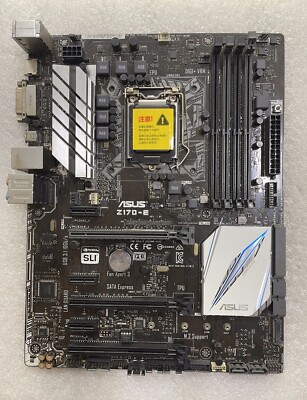 ASUS Z170-E Motherboard Chipset Intel Z170 LGA1151 DDR4 DVI HDMI
