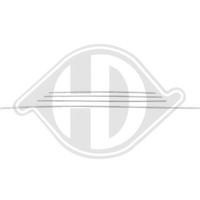Diederichs 4234144 Zier-/Schutzleistensatz, KüHlergitter FüR Peugeot