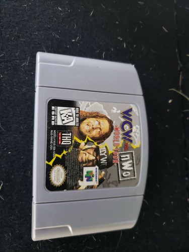 WCW vs NWO World Tour (Nintendo 64 1997) N64 ORIGINAL funktioniert super kostenloser Versand - Bild 2 von 5