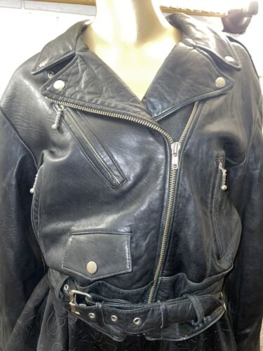 90s leather jacket - Gem
