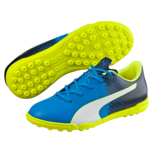 puma evospeed astro turf pink and blue