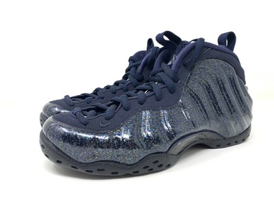AA3963 400 NIKE AIR FOAMPOSITE ONE RETRO OBSIDIAN NAVY BLUE GLITTER SIZE 8 WMNS 191887620921 | eBay