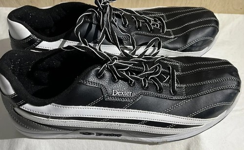 Dexter Bowling Shoes # B2251-1 Jack Slide - Rite Used Color Black And White - Picture 2 of 8