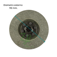 DISCO FRIZIONE GOLDONI FERRARI VALPADANA MAG FORT BENASSI DIAMETRO 110mm DENTI 8