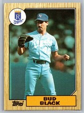 Bud Black 1987 Topps Set Break BASEBALL #669 Kansas City Royals