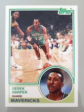 1992-93 Topps Archives 1983 Derek Harper Rookie #36 Dallas Mavericks NBA Lesen!