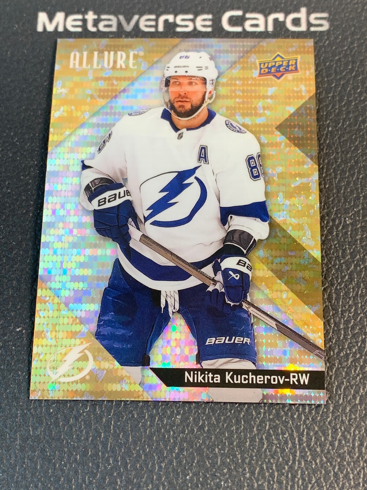 2024-25 UD Allure Hockey Nikita Kucherov Gold Glitter Bomb /199