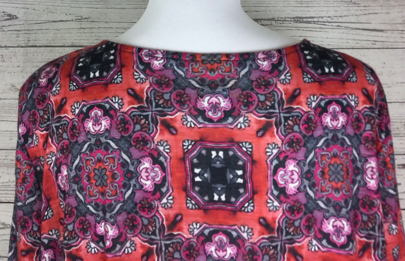 Ruby Rd Multicolor Beaded 3/4 Sleeve Asymmetrical… - image 7