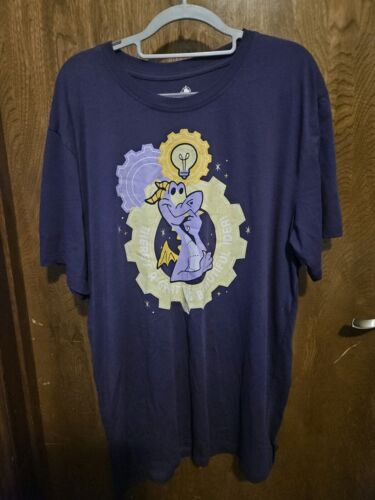 Disney Epcot Figment Gear “A Great Big Beautiful Idea!” Purple Shirt XL