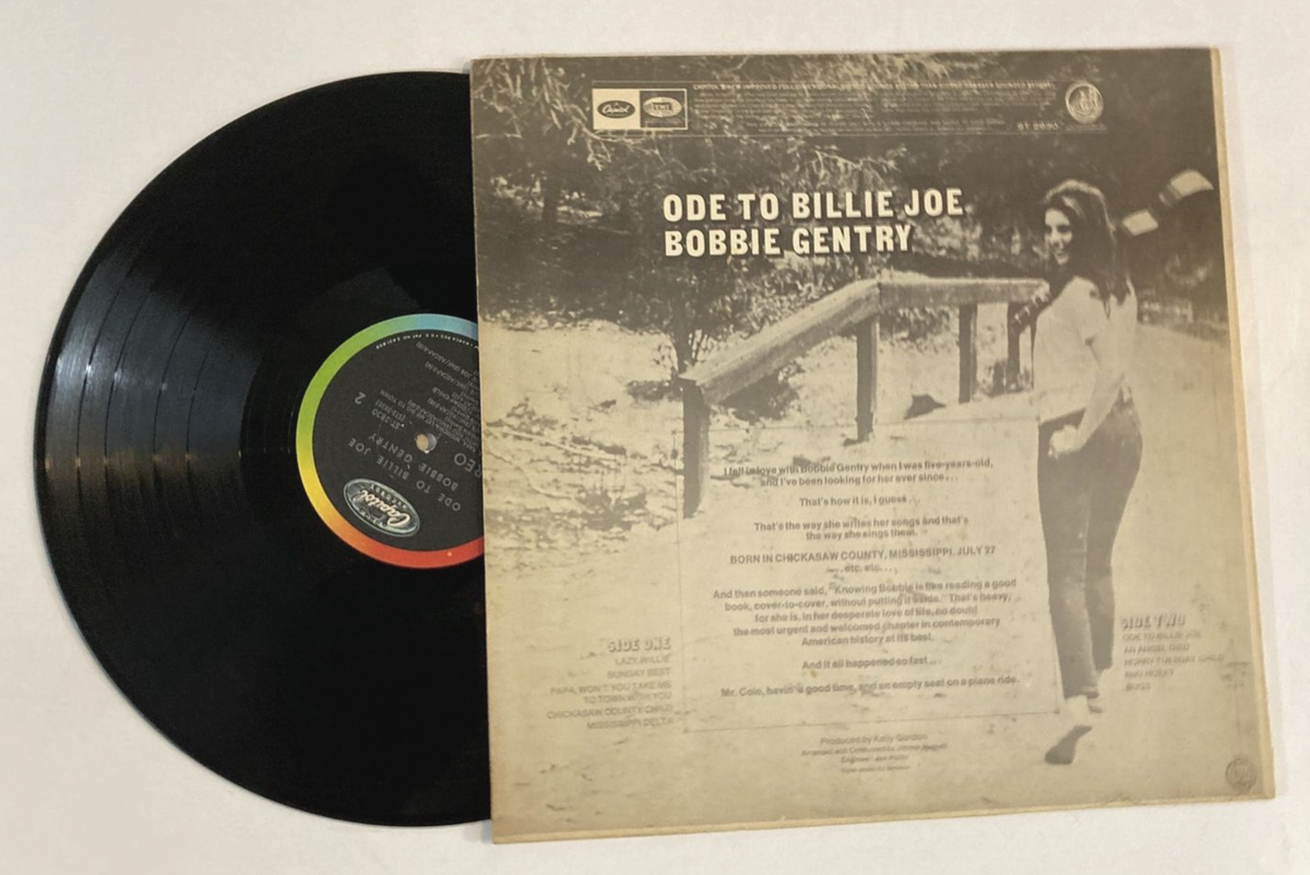 BOBBIE GENTRY Ode To Billie Joe LP Record Capitol Stereo ST 2830