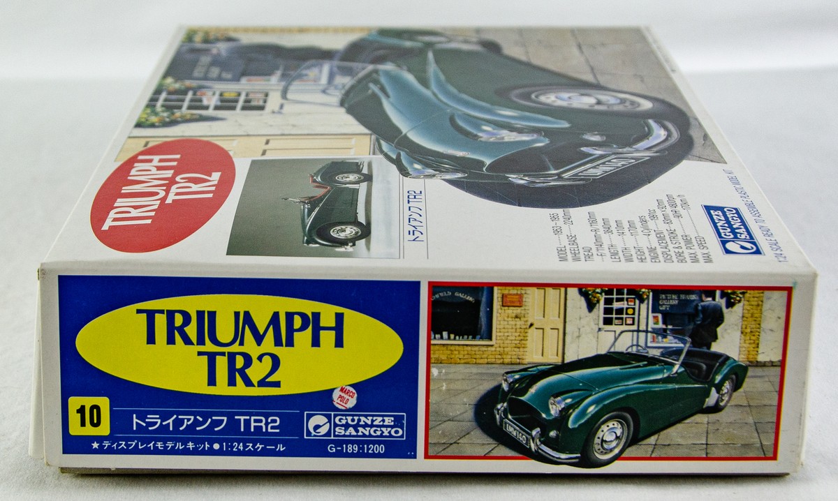 Gunze Sangyo Triumph TR2 Japan 1:24 Scale Plastic Model Car
