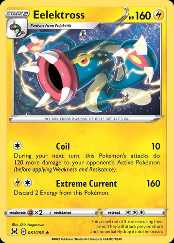 Pokemon Eelektross (61/217) Lost Origin LP
