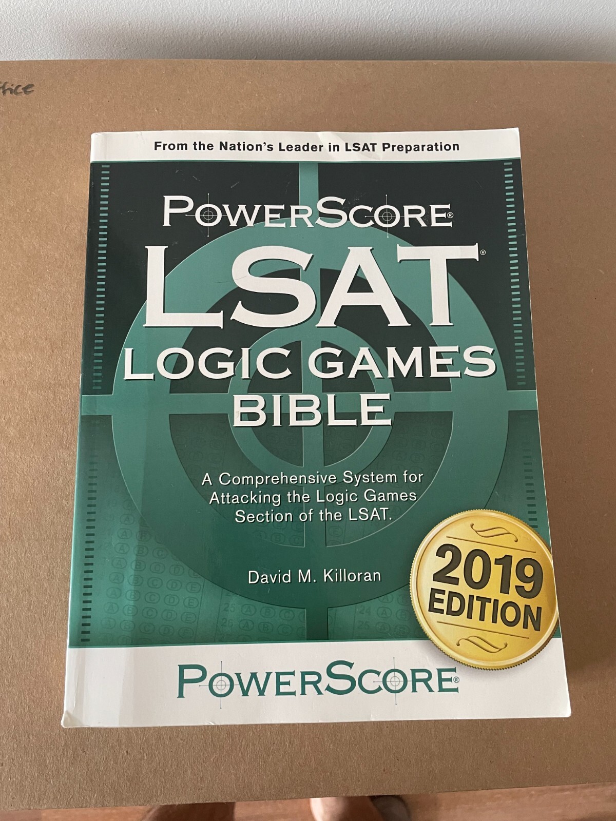 LIKE NEW Powerscore LSAT Logic Games Bible by David Killoran (2019) | eBay
