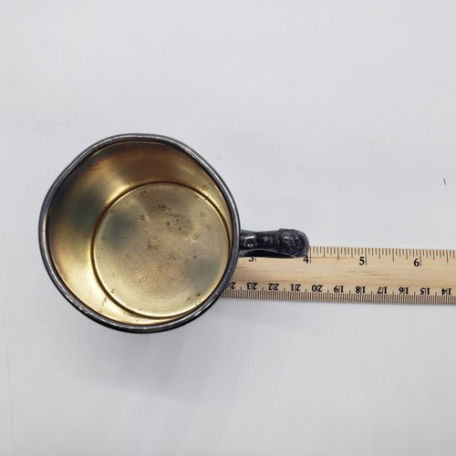 Pairpoint Mfg. Co New Bedford Mass. Quadruple Plate Cup Mug B430 - 第 10/11 張圖片