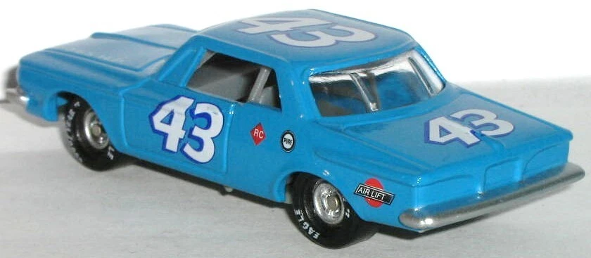 1/64 = легенда / Ричард Петти / 1962 PLYMOUTH BELVEDERE гоночный автомобиль Бесплатная доставка - Изображение 2 из 3