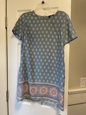 Lulus Dress Blue Pattern Size Medium EMC